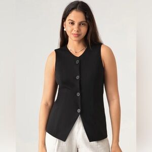 OGL Longline Button-down Waistcoat